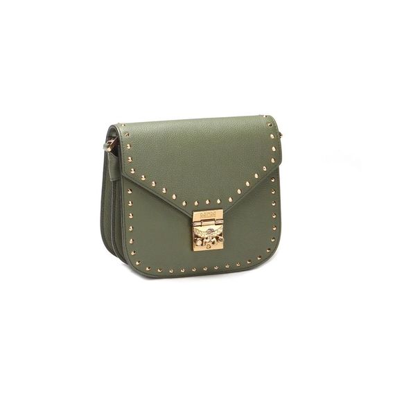 Pre Loved MCM Studded Leather Patricia Crossbody Bag - Picture 3 of 7